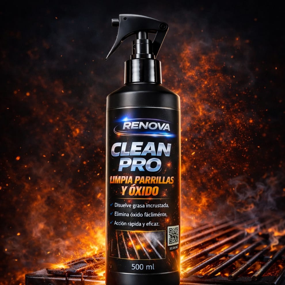🔥LIMPIADOR DE PARRILLAS Y OXIDO CON ¡CLEAN PRO! EL DESTRUCTOR DE GRASA Y OXIDO🔥